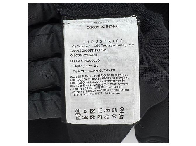 Moncler Felpa con Patch Logo Nera Nero - vista 7