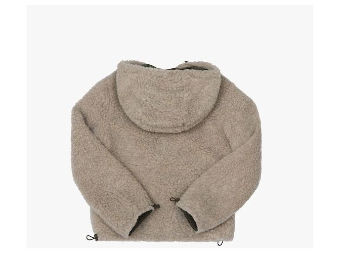 Miu Miu Teddy Down Jacke für Damen, mittelschwer Orange - Ansicht 5