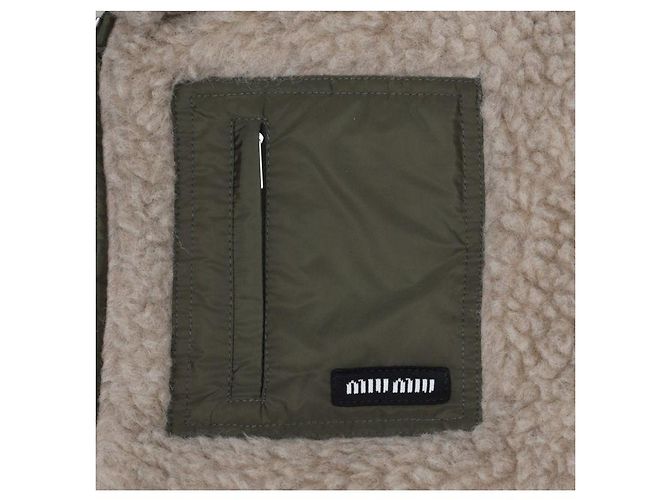 Miu Miu Teddy Down Jacke für Damen, mittelschwer Orange - Ansicht 7