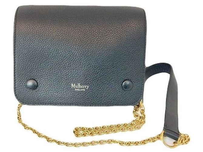 Mulberry Borsa a tracolla e crossbody Clifton Small Classic Chain Black Nero - vista 2