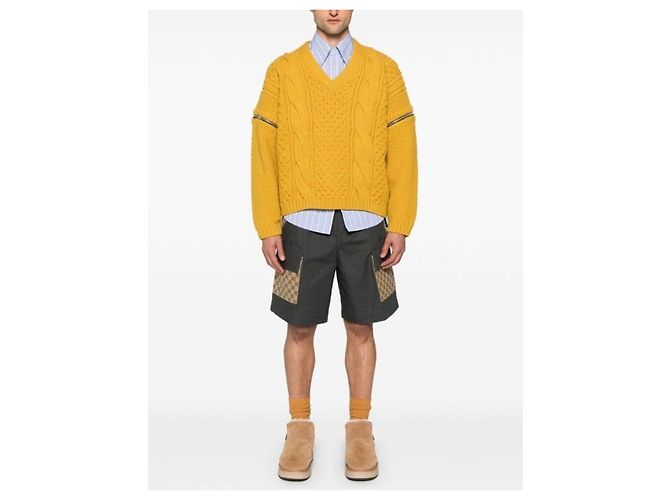 Gucci Cargo-Shorts aus GG-Canvas Mehrfarben - Ansicht 9