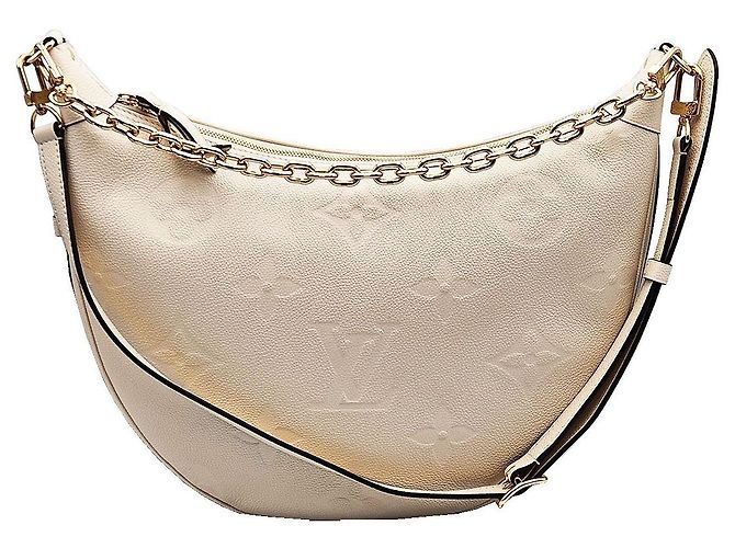 Louis Vuitton Hobo Bag Loop Empreinte Monogram Creme Weiß - Ansicht 2