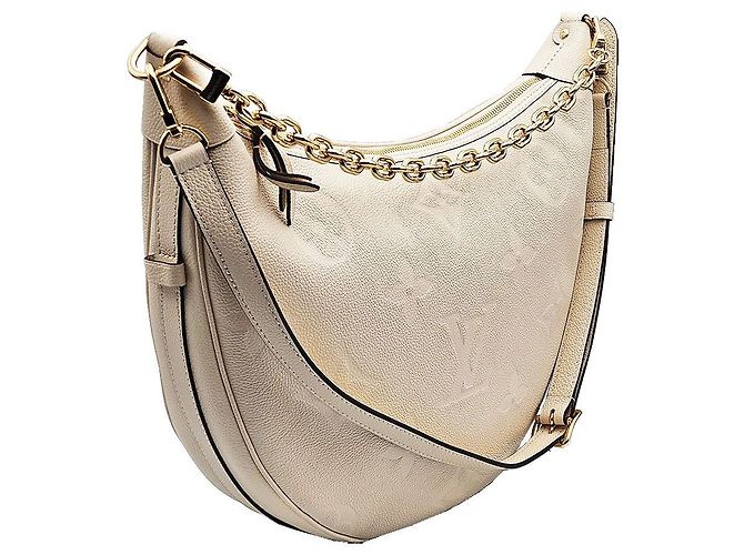 Louis Vuitton Hobo Bag Loop Empreinte Monogram Creme Weiß - Ansicht 4