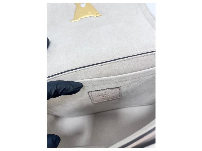 Louis Vuitton Borsa a Spalla Lockme Tender Gray Marrone - vista 10