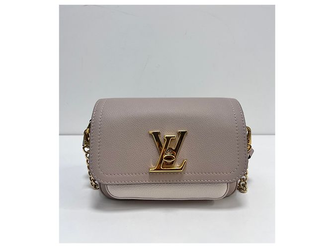 Louis Vuitton Borsa a Spalla Lockme Tender Gray Marrone - vista 4