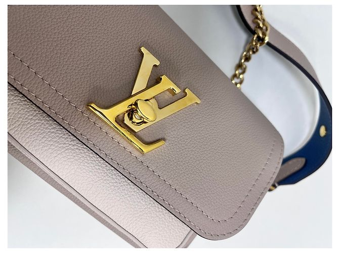 Louis Vuitton Borsa a Spalla Lockme Tender Gray Marrone - vista 9