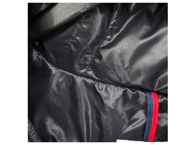 Moncler Hooded Down Jacket Navy Blue - view 10