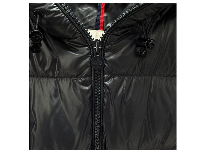 Moncler Hooded Down Jacket Navy Blue - view 9