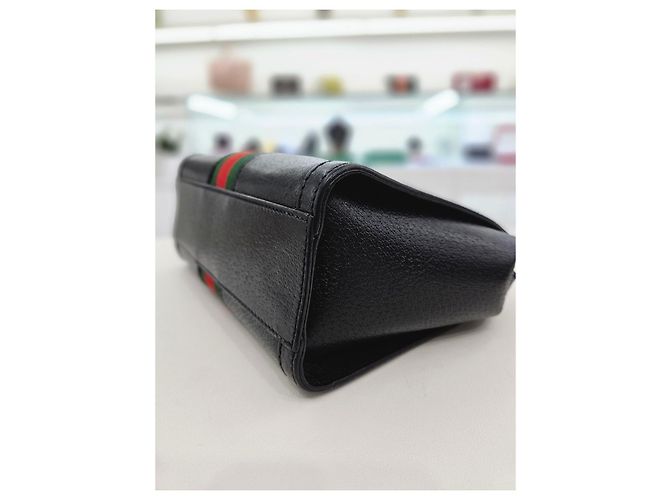 Gucci Ophidia Leder Small Tote Bag Schwarz - Ansicht 16