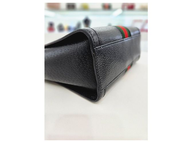 Gucci Ophidia Leder Small Tote Bag Schwarz - Ansicht 17