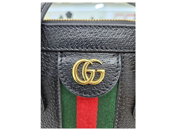 Gucci Ophidia Leder Small Tote Bag Schwarz - Ansicht 18