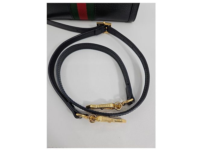 Gucci Ophidia Leder Small Tote Bag Schwarz - Ansicht 19