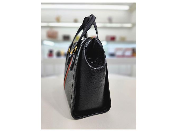 Gucci Ophidia Leder Small Tote Bag Schwarz - Ansicht 4