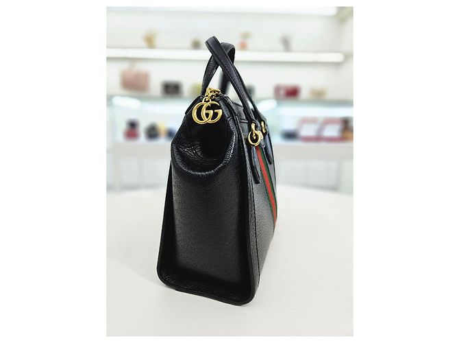 Gucci Ophidia Leder Small Tote Bag Schwarz - Ansicht 5