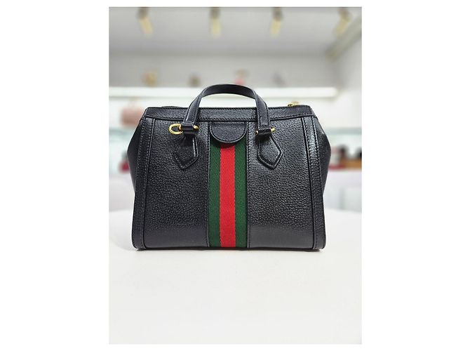Gucci Ophidia Leder Small Tote Bag Schwarz - Ansicht 6