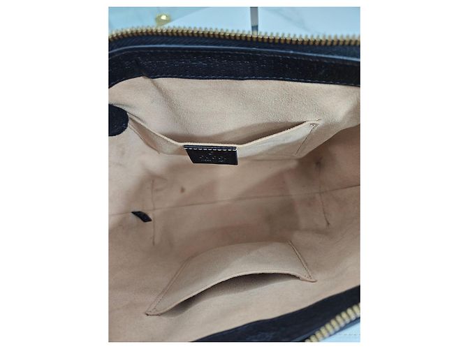 Gucci Ophidia Leder Small Tote Bag Schwarz - Ansicht 8