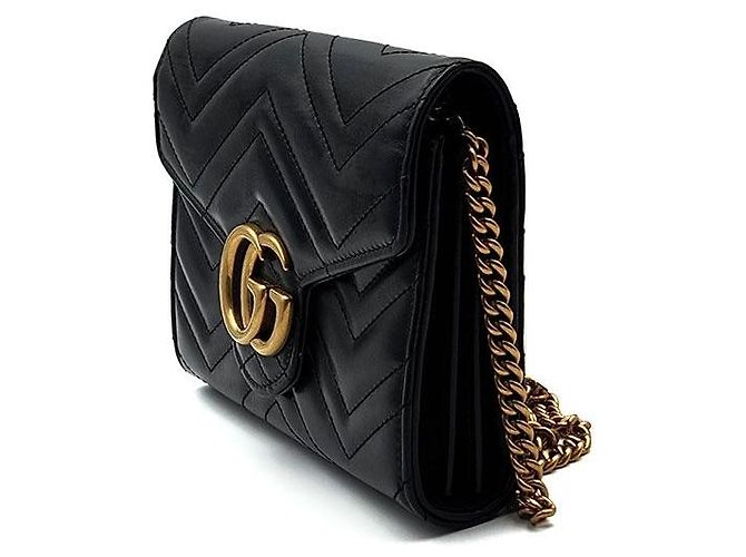 Gucci Borsa a tracolla Marmont Matelassé Nero - vista 2
