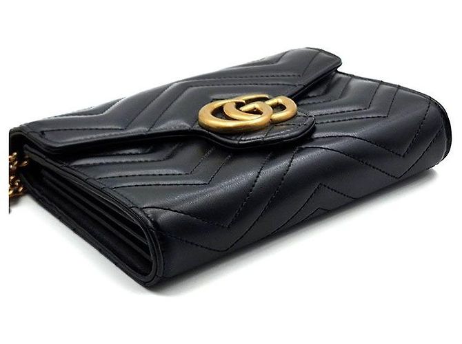 Gucci Borsa a tracolla Marmont Matelassé Nero - vista 6