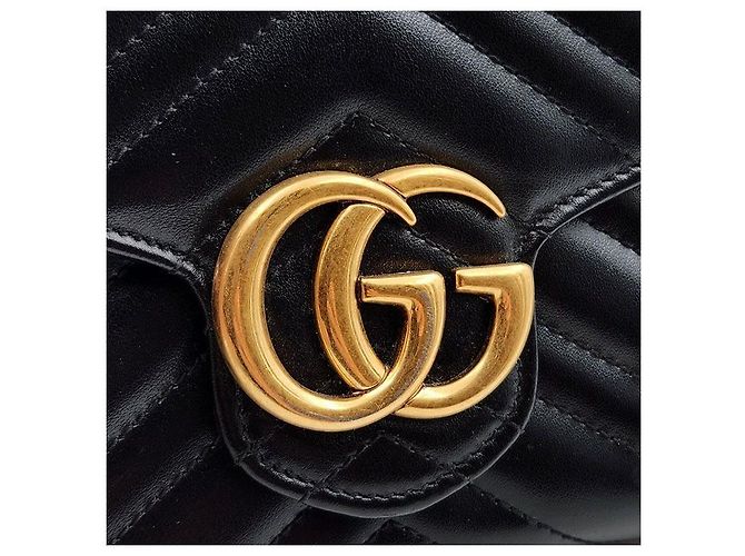 Gucci Borsa a tracolla Marmont Matelassé Nero - vista 7