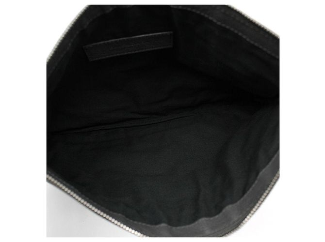 Balenciaga Clutch Medium Classic Motor Clip Grigio Marrone - vista 7