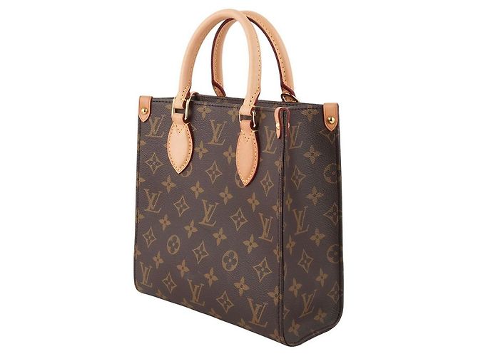 Louis Vuitton Borsa a tracolla Monogram Sac Plat BB Nero - vista 2