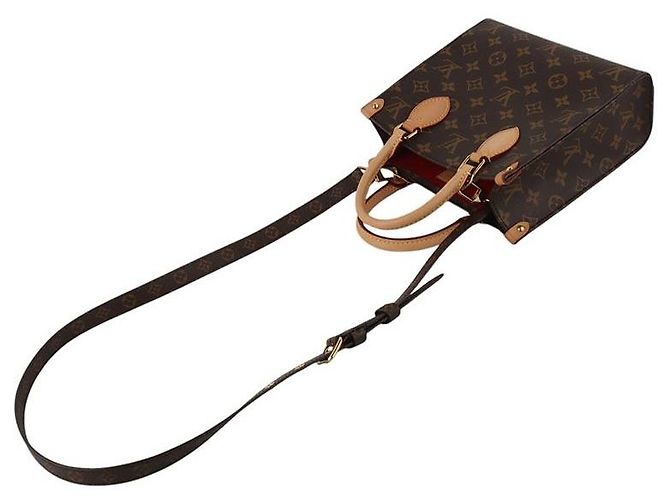 Louis Vuitton Borsa a tracolla Monogram Sac Plat BB Nero - vista 4