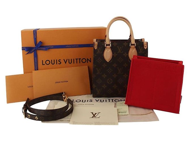 Louis Vuitton Borsa a tracolla Monogram Sac Plat BB Nero - vista 8