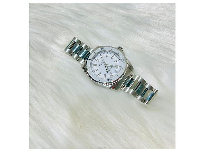 Reloj mujer Gucci Dive Quartz Acero Blanco - vista 7