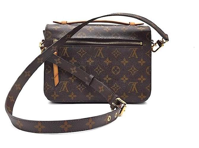 Louis Vuitton Pochette Monogram Metis Marrone - vista 3