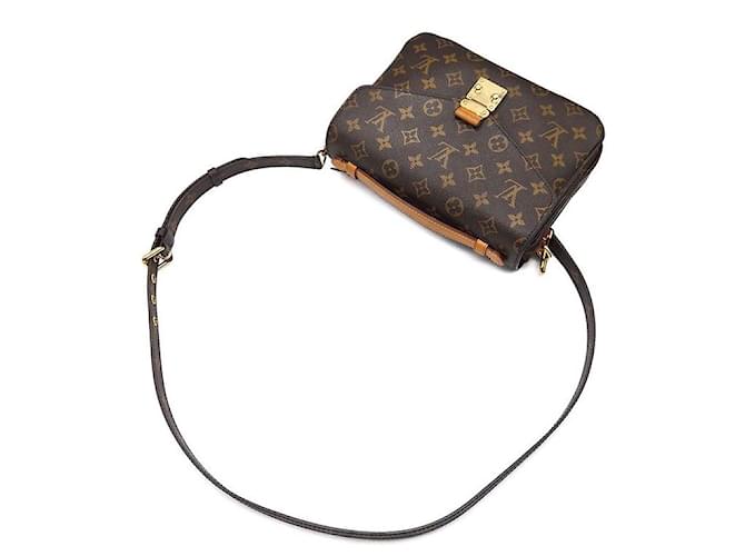 Louis Vuitton Pochette Monogram Metis Marrone - vista 4