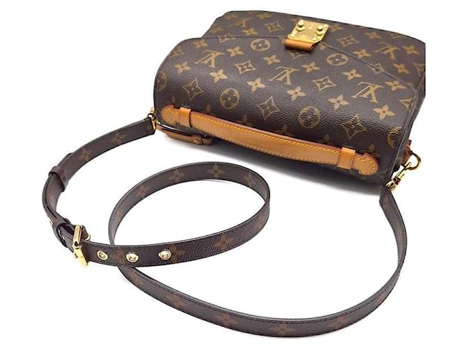 Louis Vuitton Pochette Monogram Metis Marrone - vista 5