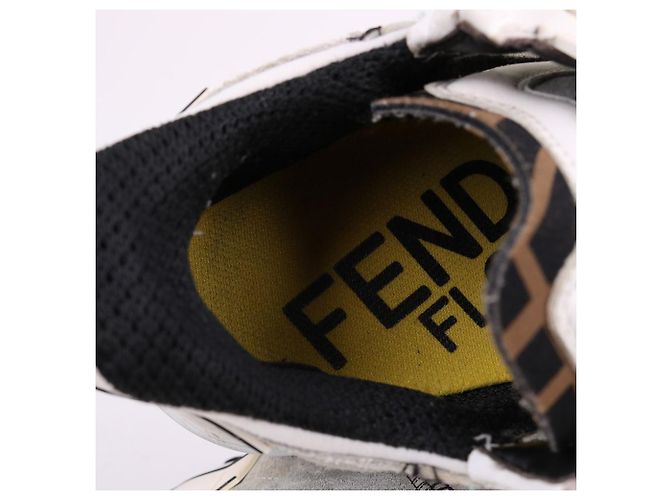 Fendi Sneaker Logo White Flow da donna Bianco - vista 10