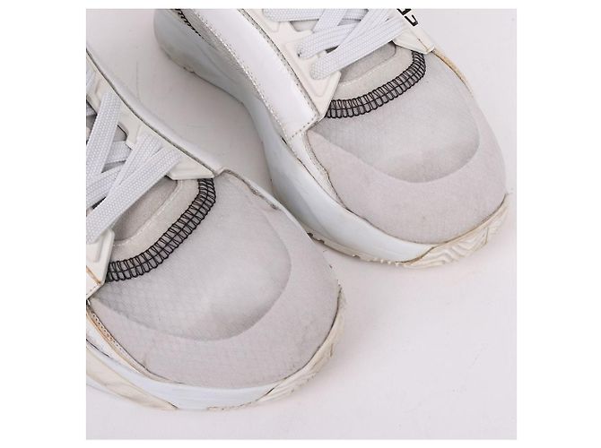 Fendi Sneaker Logo White Flow da donna Bianco - vista 5