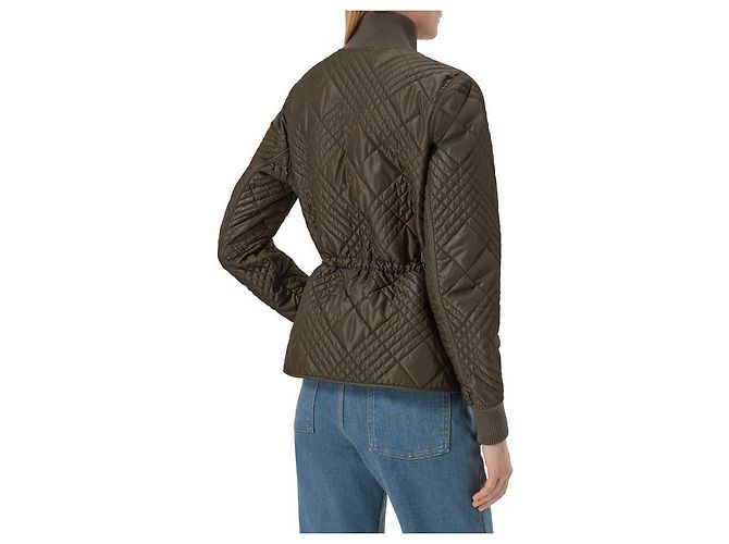 Burberry Wakerley Nylonjacke mit Micro-Check-Stich Grün - Ansicht 6