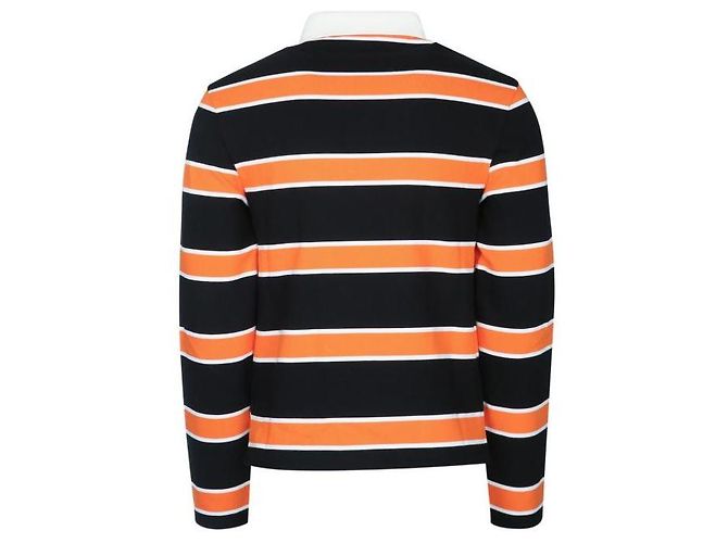 Céline Polo-Shirt aus gestreiftem Baumwolljersey Weiß - Ansicht 5