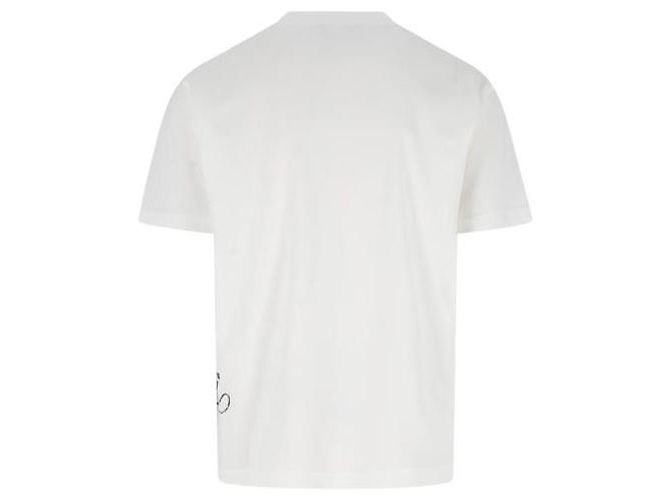 Gucci Camiseta de jersey de algodón estampado Blanco - vista 5