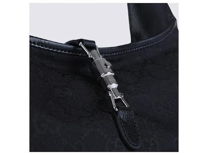 Gucci Borsa a Spalla Jackie Slim Medium Nero - vista 10