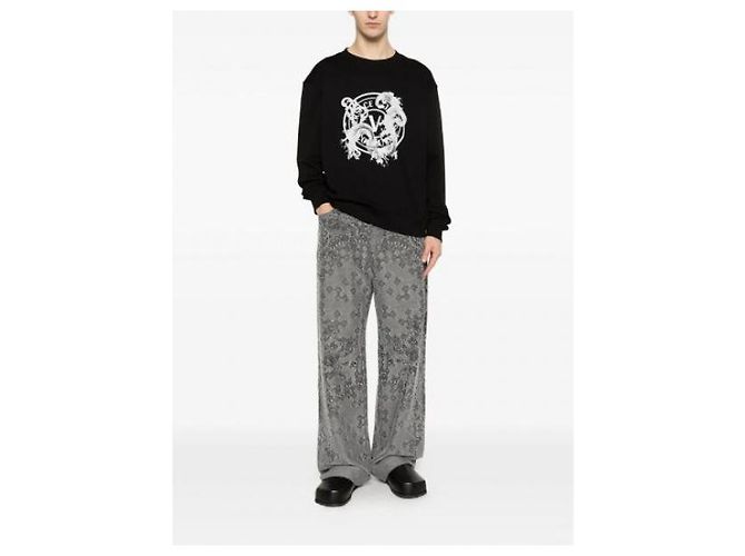Versace Printed Cotton Jersey Sweatshirt - view 6