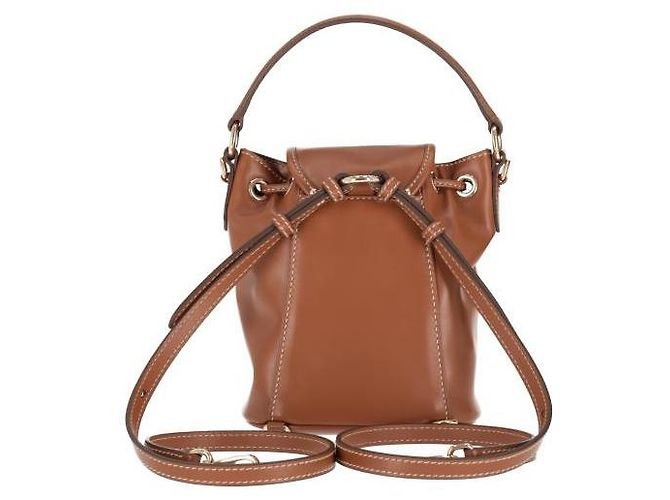 Miu Miu Mini zaino in pelle Marrone - vista 8