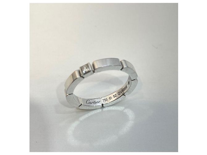 Cartier Myon Panda Ehering aus Weißgold und Diamanten - Ansicht 6
