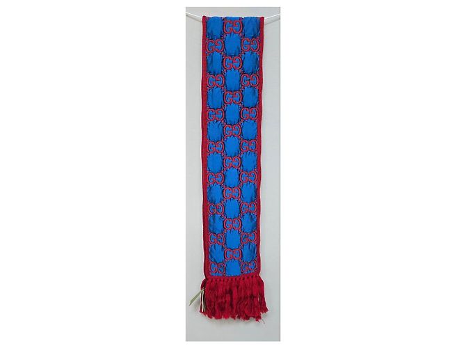 Gucci Sciarpa in lana trapuntata GG Multicolore - vista 2
