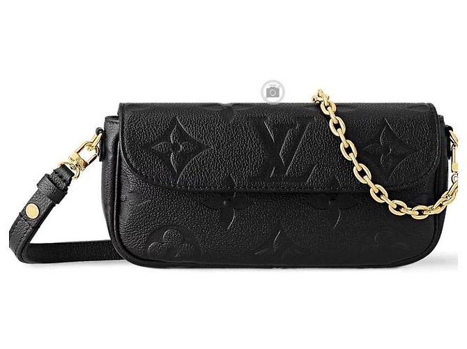 Louis Vuitton Clutch Wallet On Chain Ivy Black Nero - vista 4