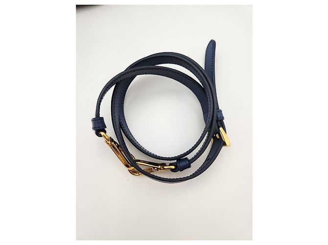 Prada Borsa Tote e Borsa a Spalla Saffiano Lux Blue - vista 14
