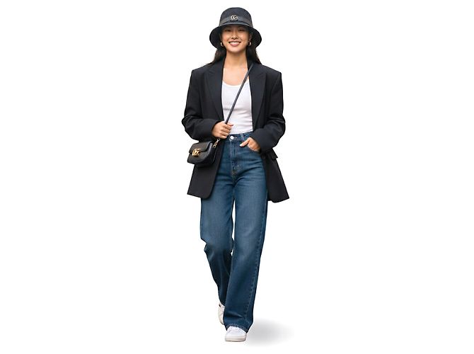 Gucci Bucket Hat aus GG Canvas Original Schwarz - Ansicht 10