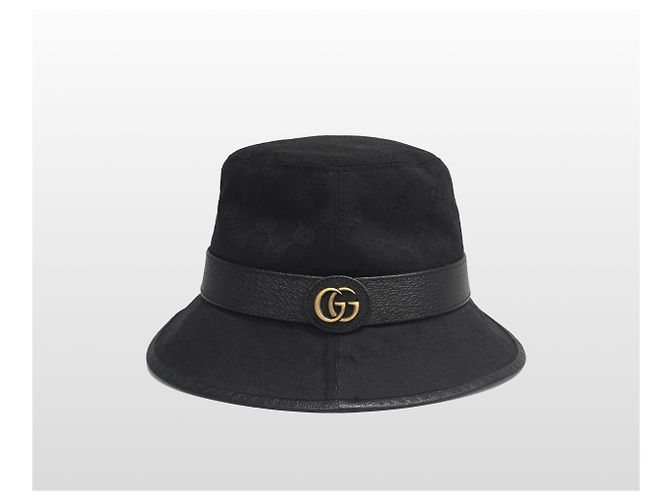 Gucci Bucket Hat aus GG Canvas Original Schwarz - Ansicht 2