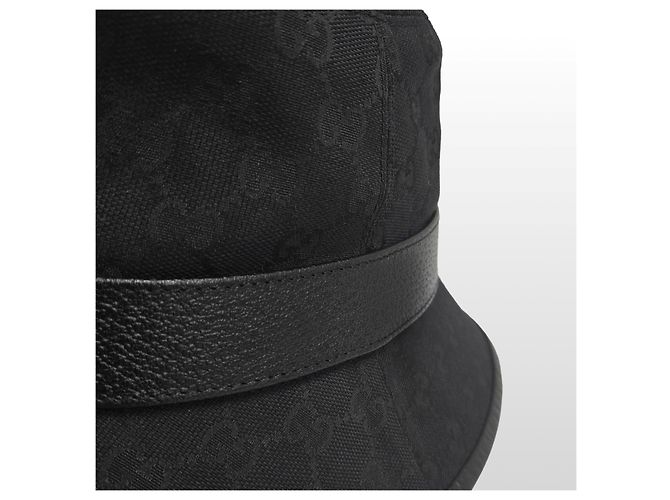 Gucci Bucket Hat aus GG Canvas Original Schwarz - Ansicht 8