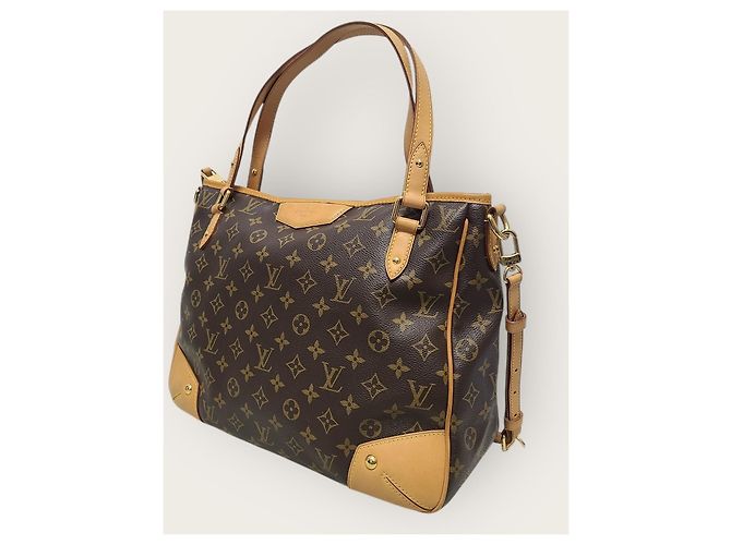 Louis Vuitton Borsa a tracolla Tote Elastella in Monogram Canvas Marrone - vista 2