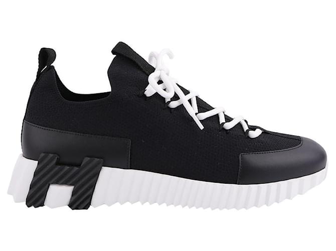 Hermès Tênis slip-on Lift para mulher Preto - vista 10