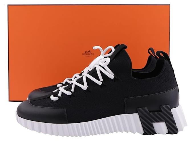Hermès Tênis slip-on Lift para mulher Preto - vista 14