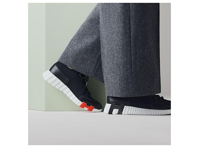 Hermès Tênis slip-on Lift para mulher Preto - vista 5